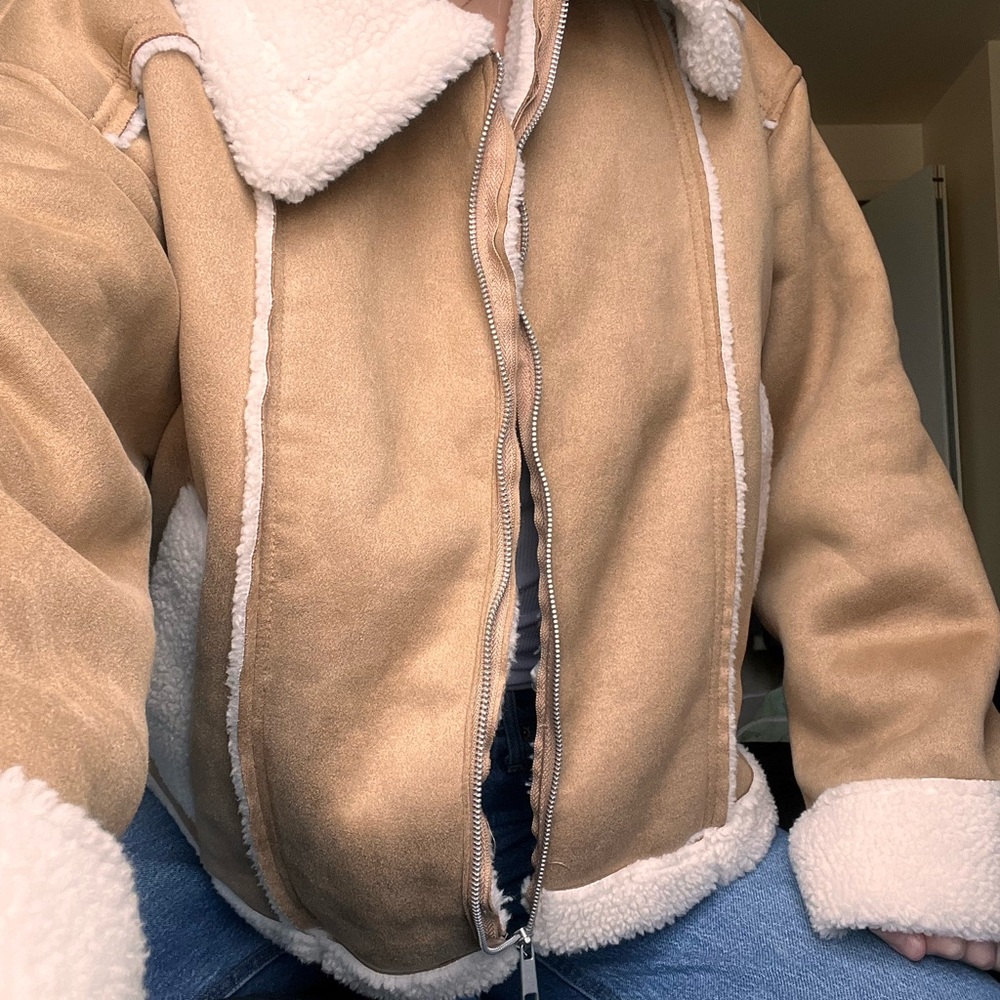 Tan bomber Jacket